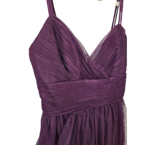NWT WTOO Eggplant Elegant Mini Dress - Picture 4 of 8